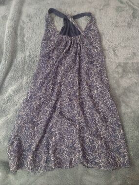 Converse One Star Blue Paisley Print Dress Women's Size Small